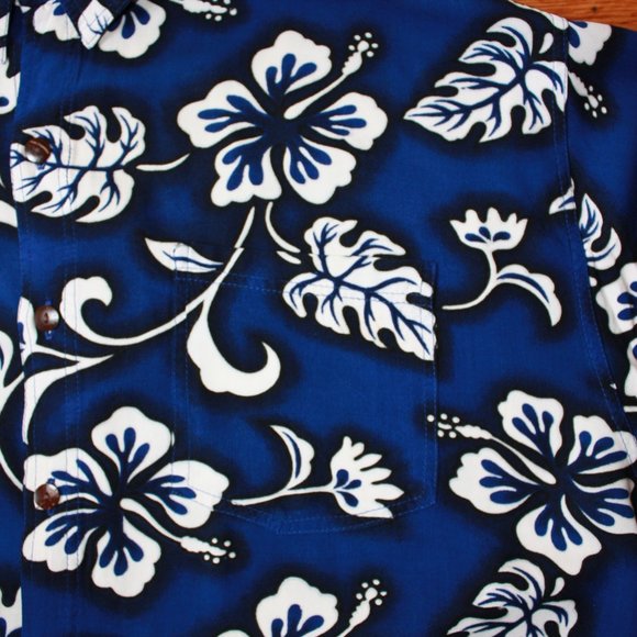 Hibiscus Collection Vintage Hawaiian Floral Shirt - Picture 3 of 4